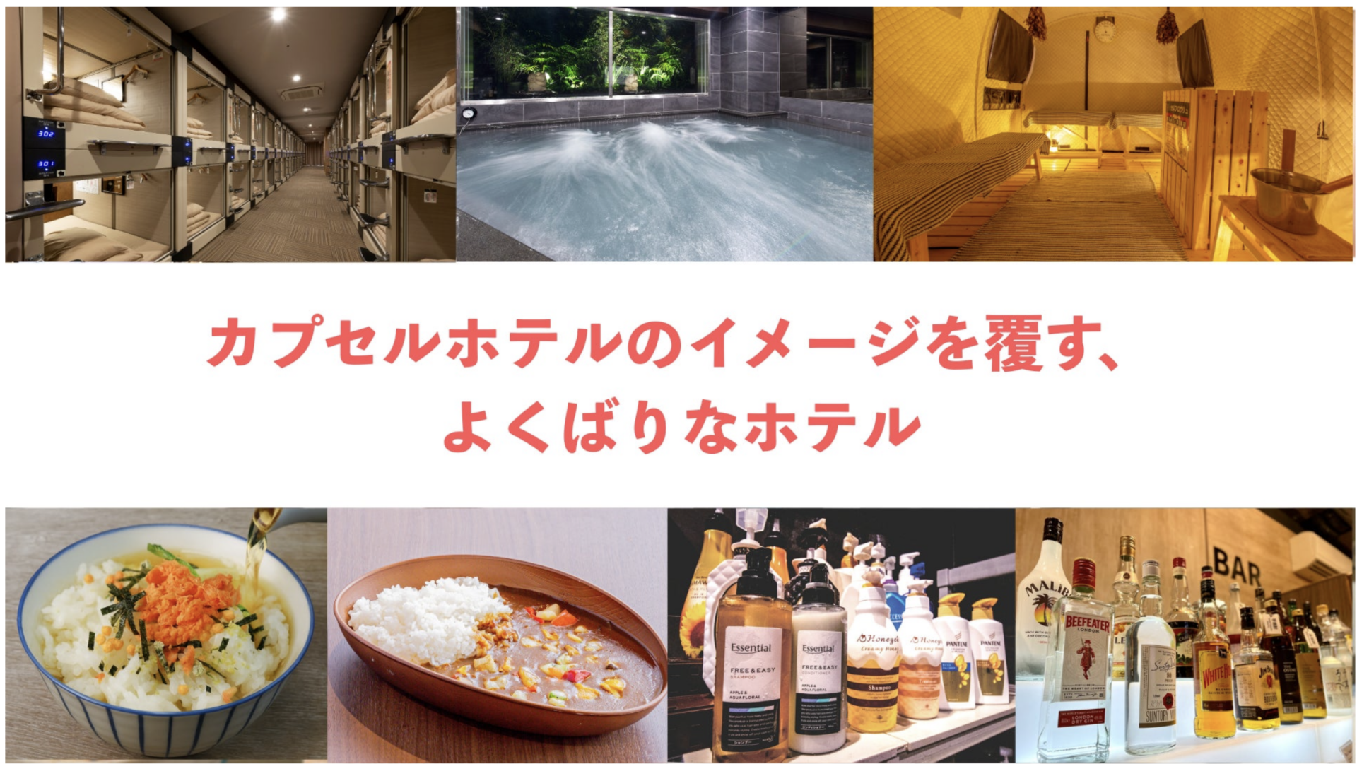 【カレーもお酒も温泉もサウナも無料で利用可能！】 無料サービスだらけで年間利用者４０万人！手ぶら宿泊が女性に人気！ 前代未聞のカプセルホテル「安心お宿」 ※新宿荻窪店の渡久地支配人へのインタビュー、安心お宿のロケ取材が可能です！