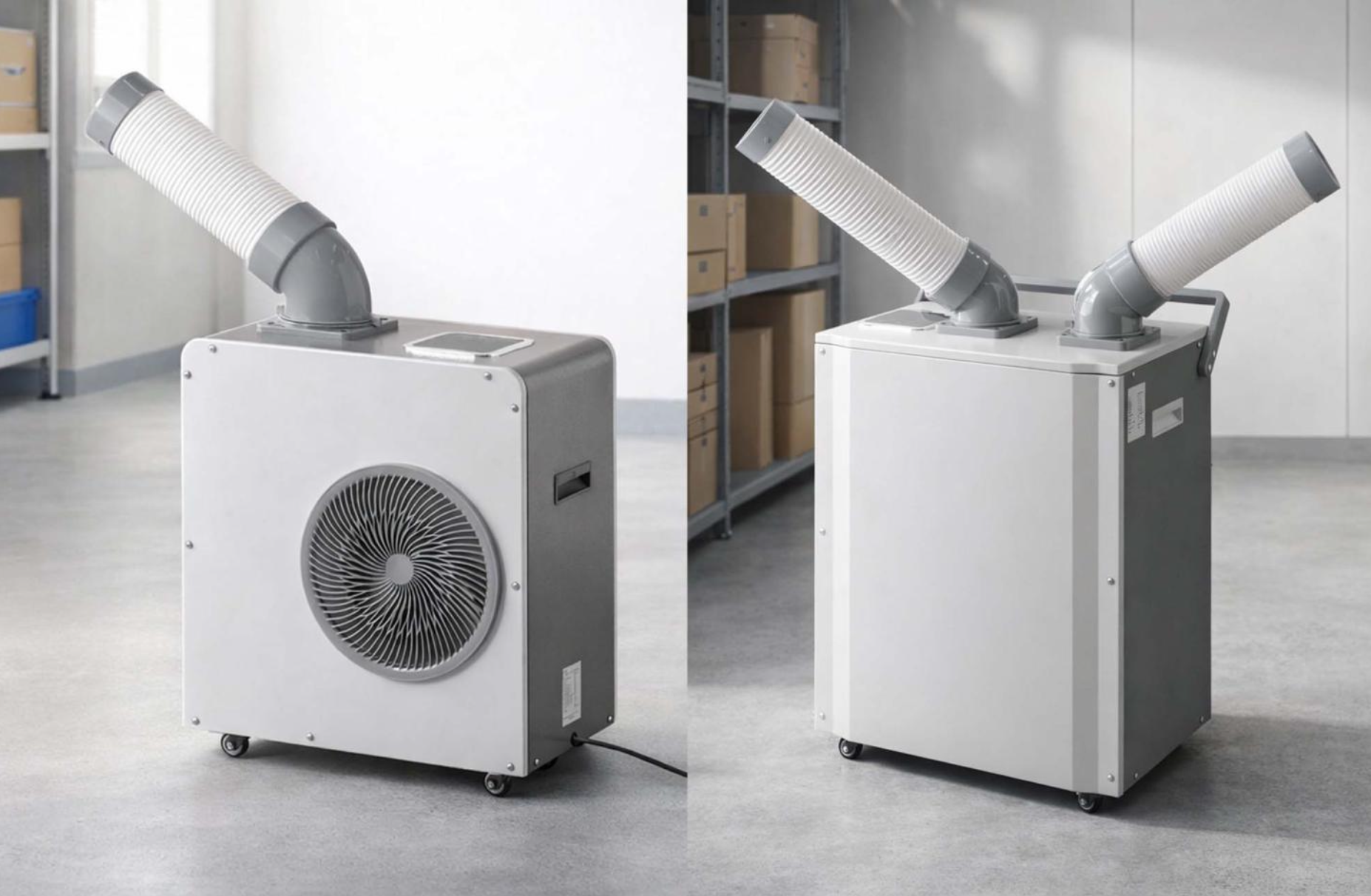 猛暑現場を冷却するスポットクーラーが 2機種登場　最高45℃の環境でも使用でき熱中症対策をサポート